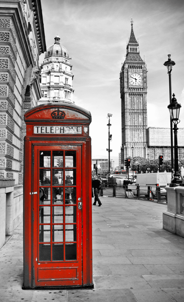 London Telephone Box – Designer Splashback