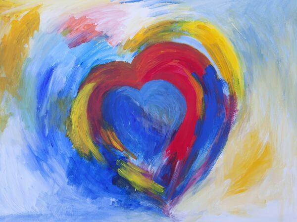 Heart Shaped Painting