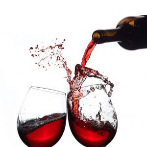 Splashing Red Wine - Designer Splashbacks