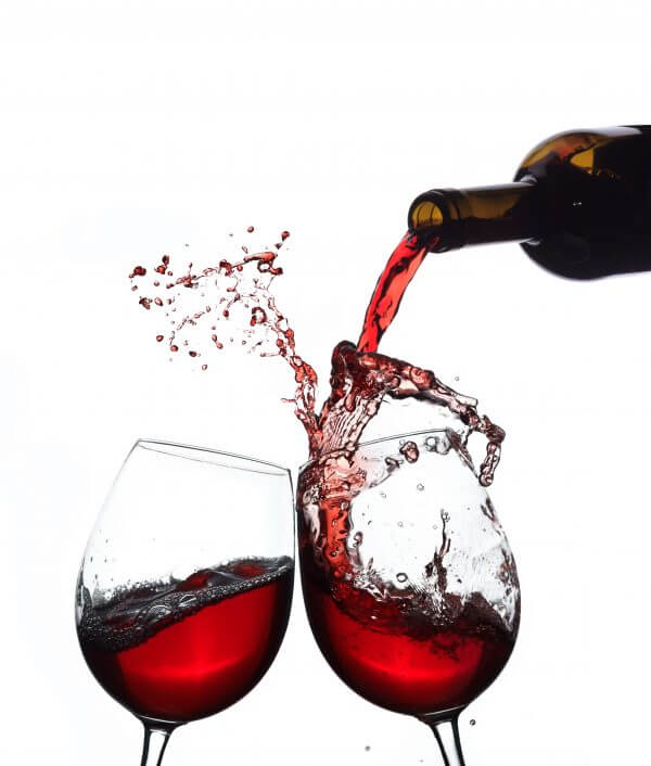 Splashing Red Wine - Designer Splashbacks